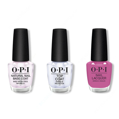 OPI - Nail Lacquer Combo - Base, Top & I Can Buy Myself Violets