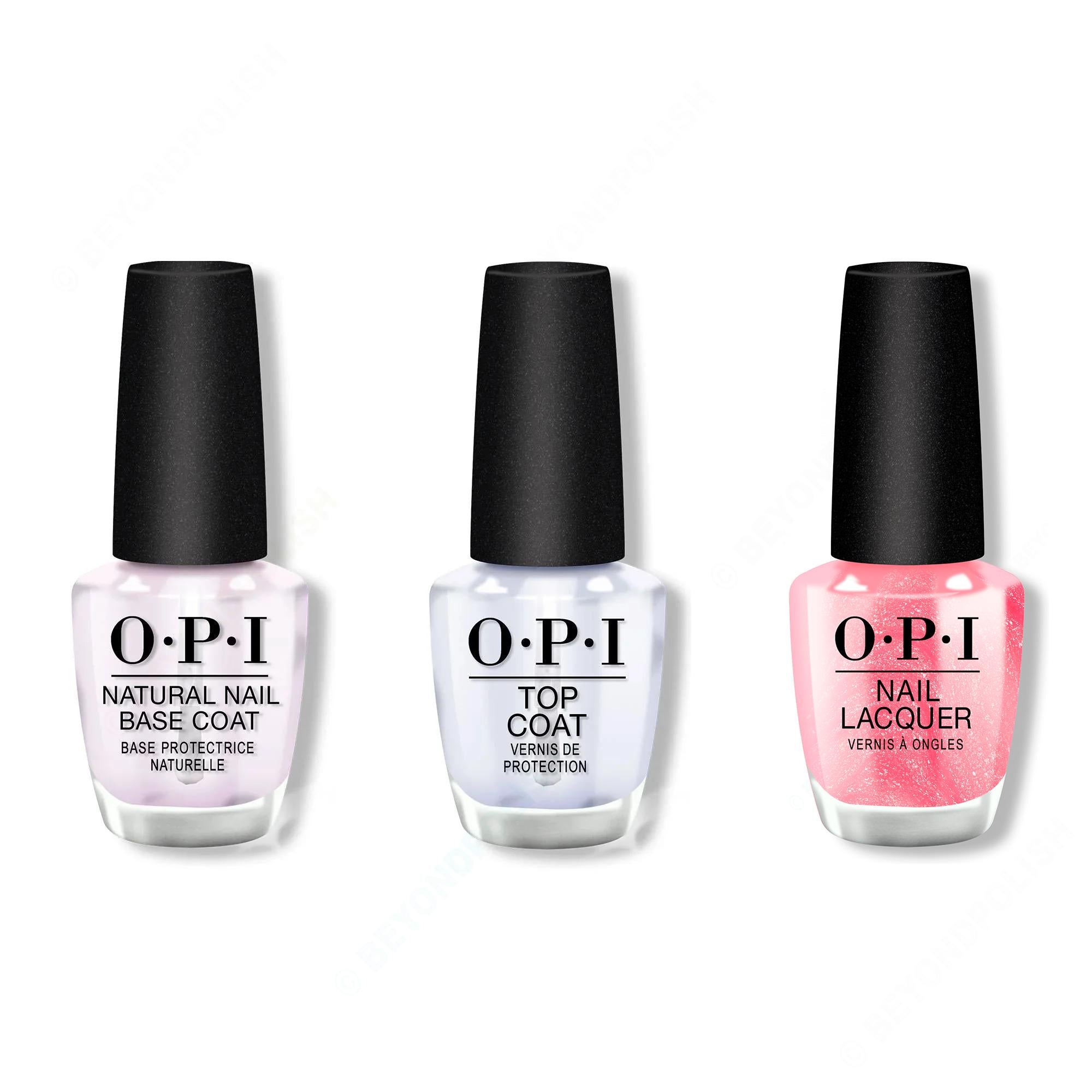 OPI - Nail Lacquer Combo - Base, Top & If U like Pinka Coladas - Nail Lacquer at Beyond Polish