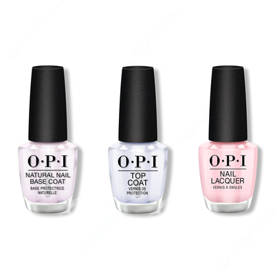 OPI - Nail Lacquer Combo - Base, Top & It's A Girl 0.5 oz - #NLH39 - Nail Lacquer at Beyond Polish