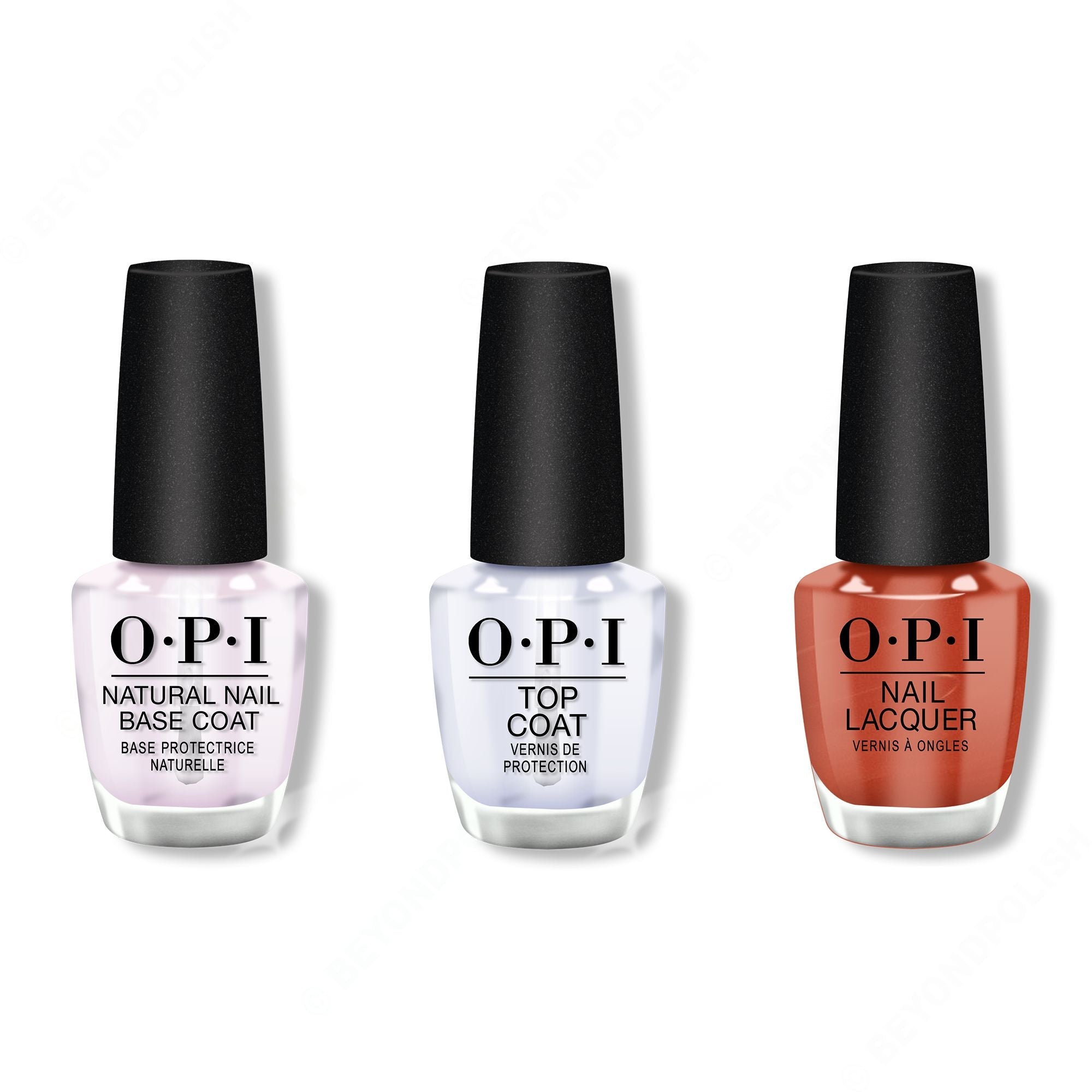 OPI - Nail Lacquer Combo - Base, Top & It's a Piazza Cake 0.5 oz - #NLV26 - Nail Lacquer at Beyond Polish