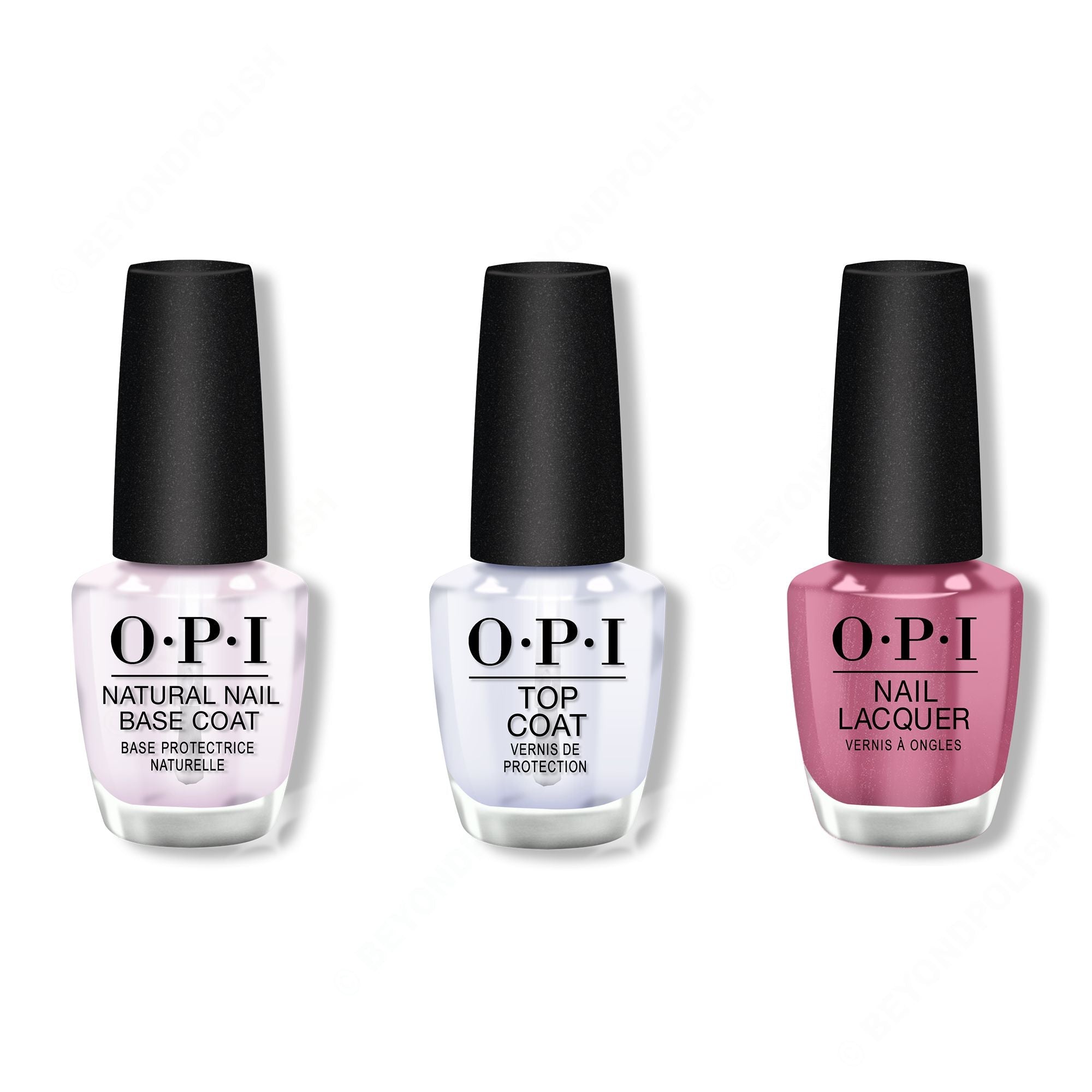 OPI - Nail Lacquer Combo - Base, Top & Just Lanai-ing Around 0.5 oz - #NLH72 - Nail Lacquer at Beyond Polish