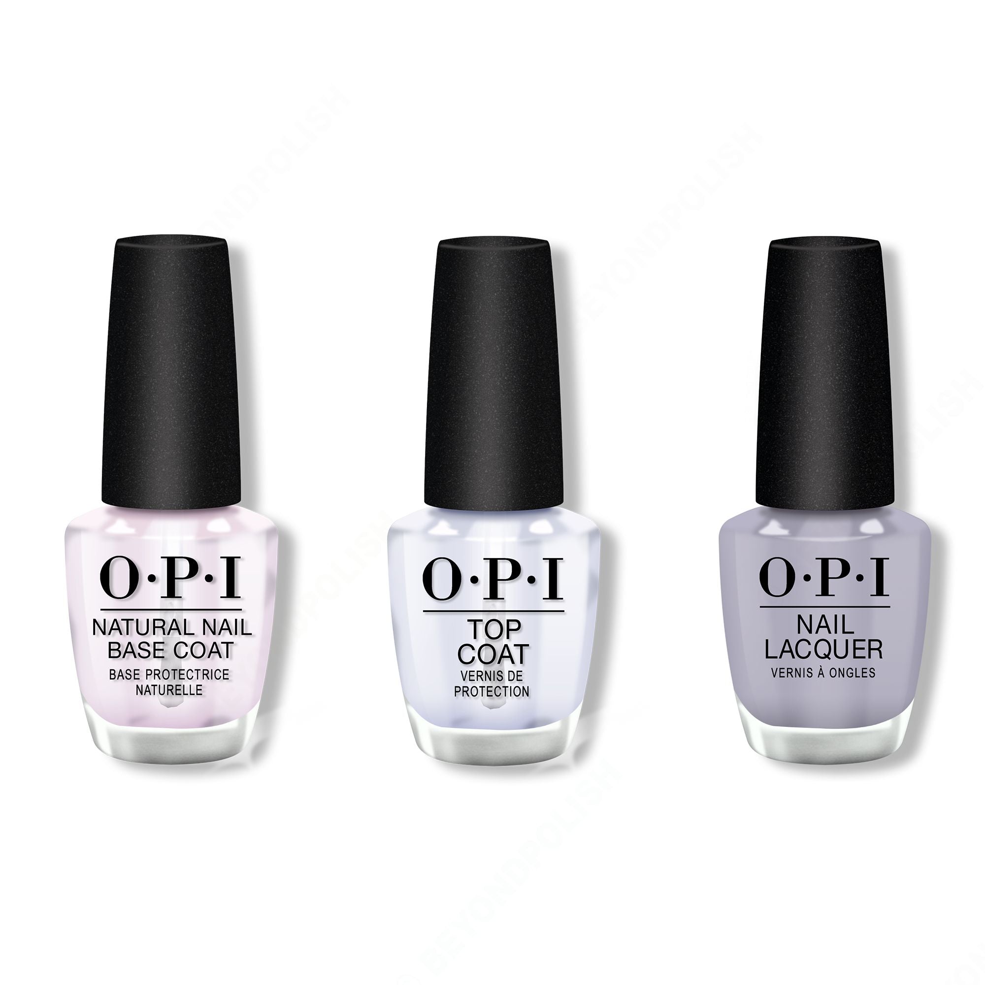 OPI - Nail Lacquer Combo - Base, Top & Kanpai OPI! 0.5 oz - #NLT90 - Nail Lacquer at Beyond Polish