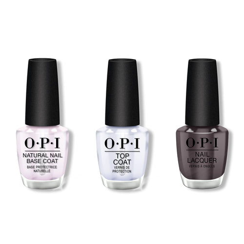 OPI - Nail Lacquer Combo - Base, Top & Krona-logical Order 0.5 oz - #NLI55
