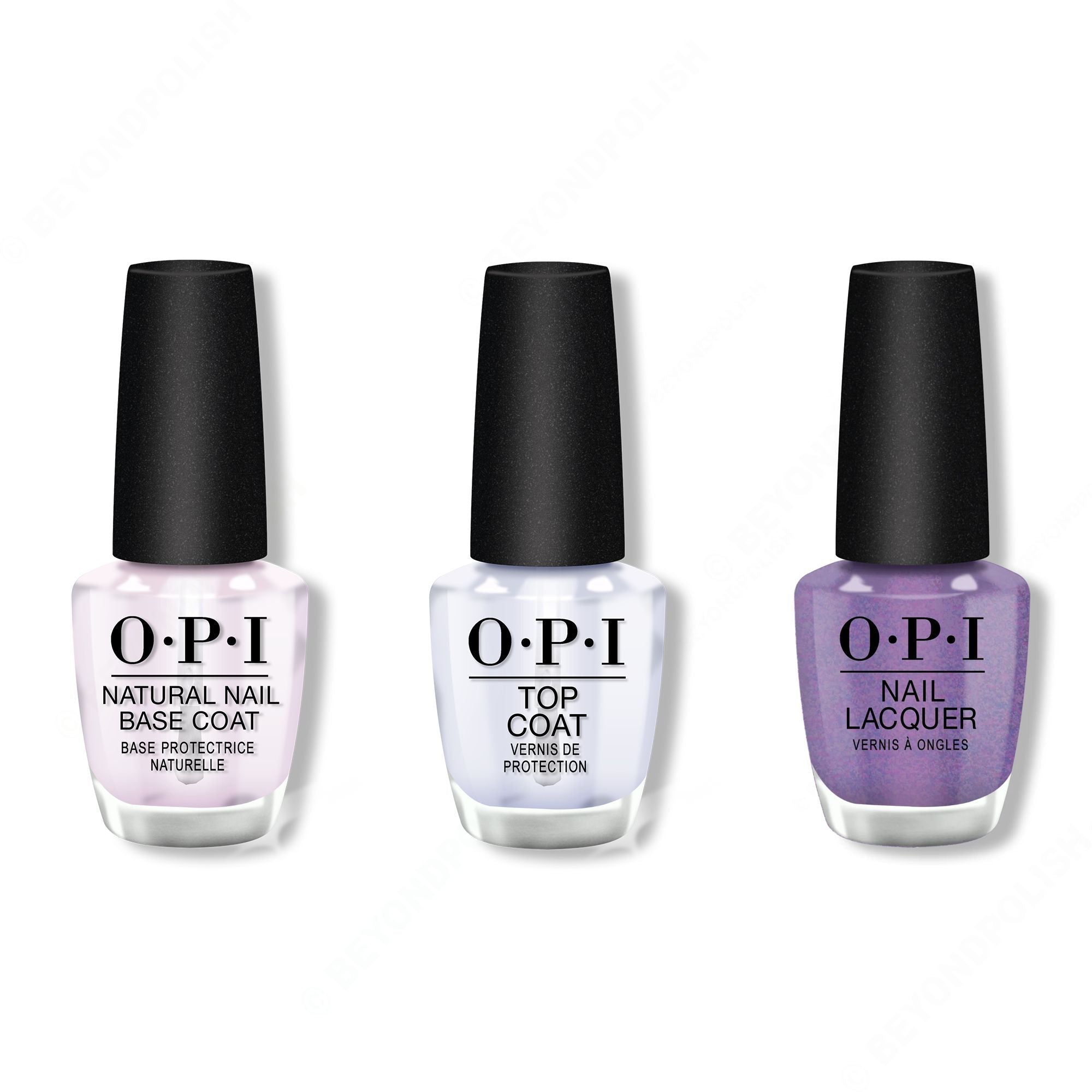 OPI - Nail Lacquer Combo - Base, Top & Leonardo’s Model Color 0.5 oz - #NLMI11 - Nail Lacquer at Beyond Polish
