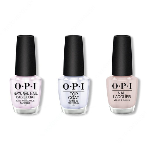 OPI - Nail Lacquer Combo - Base, Top & Lisbon Wants Moor OPI 0.5 oz - #NLL16
