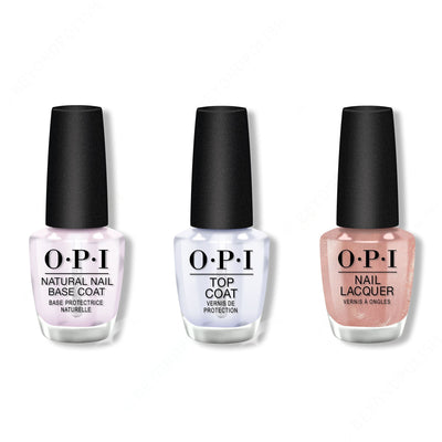 OPI - Nail Lacquer Combo - Base, Top & Metallic Composition - Nail Lacquer at Beyond Polish