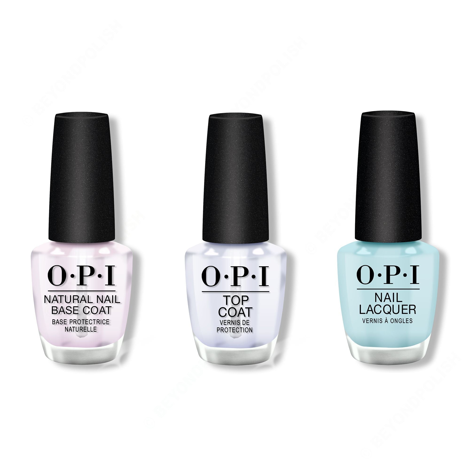 OPI - Nail Lacquer Combo - Base, Top & Mexico City Move-mint 0.5 oz - #NLM83 - Nail Lacquer at Beyond Polish