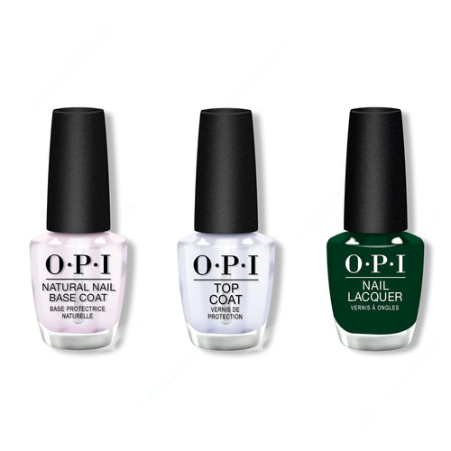OPI - Nail Lacquer Combo - Base, Top & Midnight Snacc