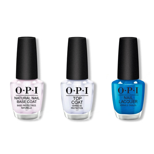 OPI - Nail Lacquer Combo - Base, Top & Millennium Mocha