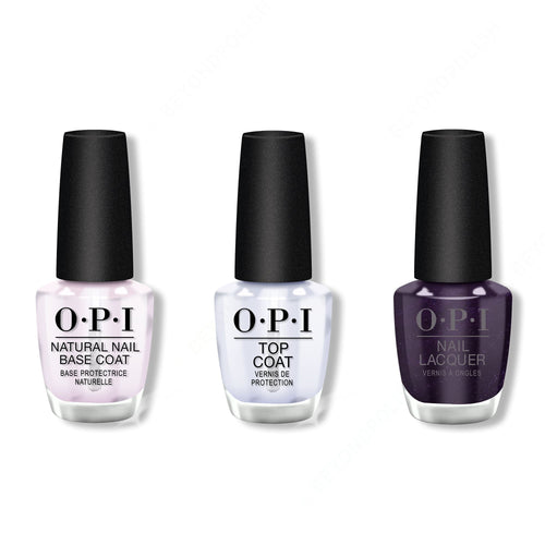 OPI - Nail Lacquer Combo - Base, Top & OPI Ink 0.5 oz - #NLB61