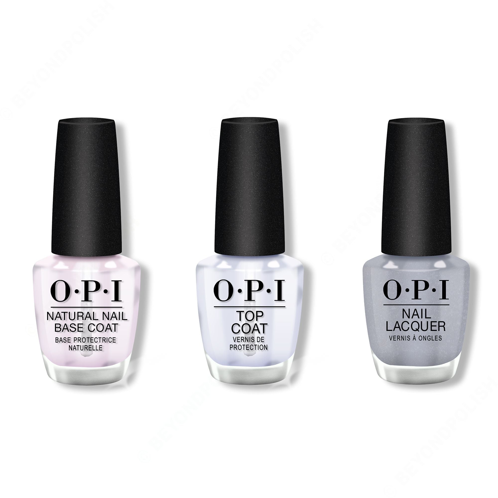 OPI - Nail Lacquer Combo - Base, Top & OPI Nails The Runway 0.5 oz - #NLMI08 - Nail Lacquer at Beyond Polish