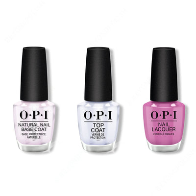 OPI - Nail Lacquer Combo - Base, Top & One Heckla of a Color! 0.5 oz - #NLI62 - Nail Lacquer at Beyond Polish
