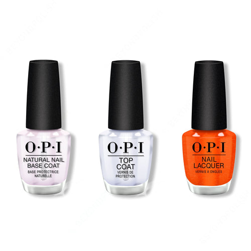 OPI - Nail Lacquer Combo - Base, Top & PCH Love Song