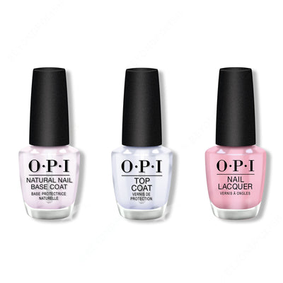 OPI - Nail Lacquer Combo - Base, Top & (P)Ink on Canvas - Nail Lacquer at Beyond Polish