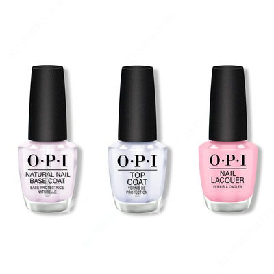 OPI - Nail Lacquer Combo - Base, Top & Pink-ing of You 0.5 oz - #NLS95 - Nail Lacquer at Beyond Polish