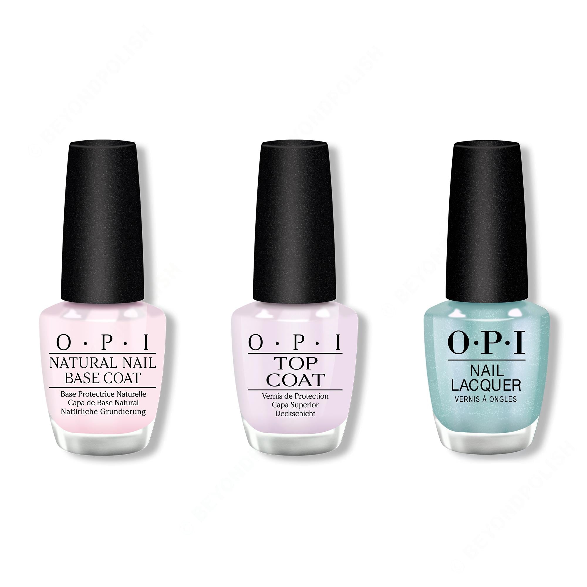 OPI - Nail Lacquer Combo - Base, Top & Pisces The Future - Nail Lacquer at Beyond Polish