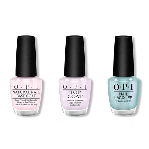 OPI - Nail Lacquer Combo - Base, Top & Pisces The Future