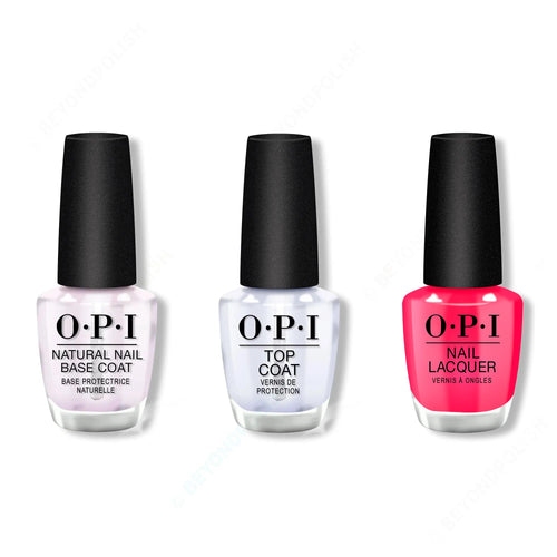 OPI - Nail Lacquer Combo - Base, Top & Pompeii Pink - OPIcons Spring 2026