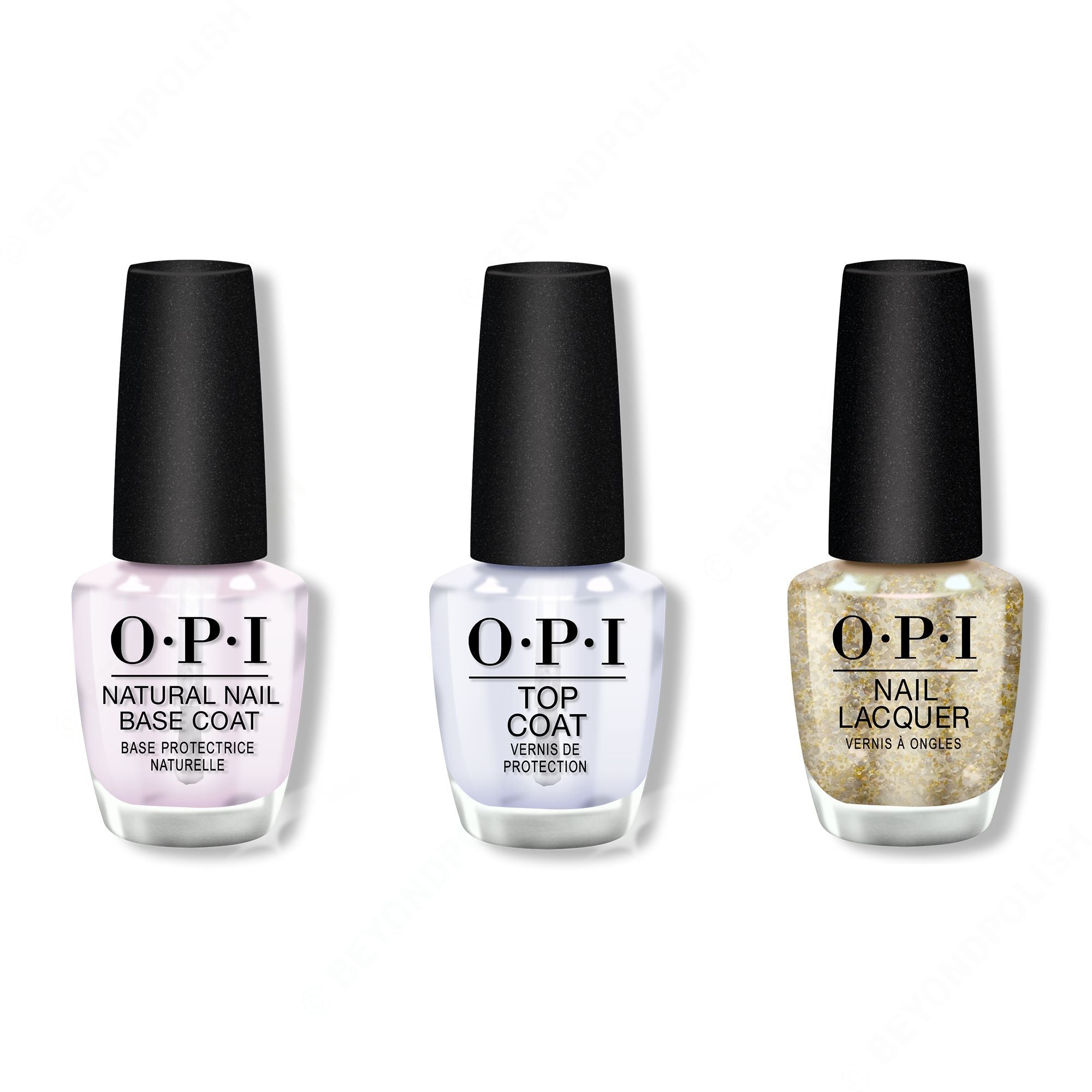 OPI - Nail Lacquer Combo - Base, Top & Pop the Baubles - Nail Lacquer at Beyond Polish