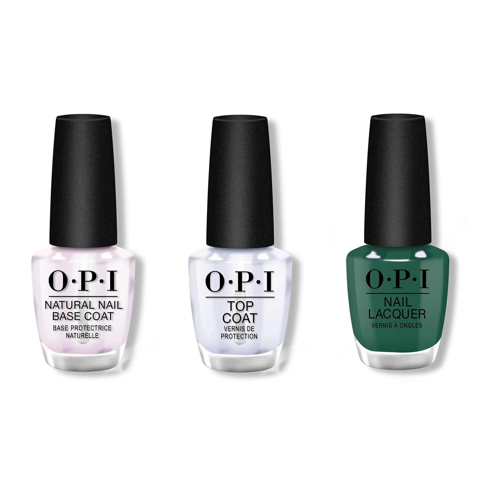 OPI - Nail Lacquer Combo - Base, Top & Pose-in-Ivy - Nail Lacquer at Beyond Polish