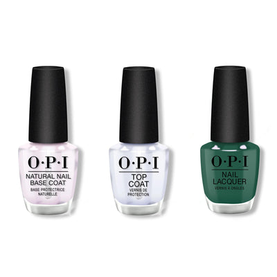 OPI - Nail Lacquer Combo - Base, Top & Pose-in-Ivy - Nail Lacquer at Beyond Polish