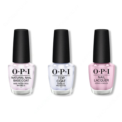 OPI - Nail Lacquer Combo - Base, Top & Purple Palazzo Pants 0.5 oz - #NLV34 - Nail Lacquer at Beyond Polish