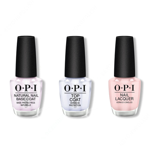OPI - Nail Lacquer Combo - Base, Top & Put It In Neutral 0.5 oz - #NLT65