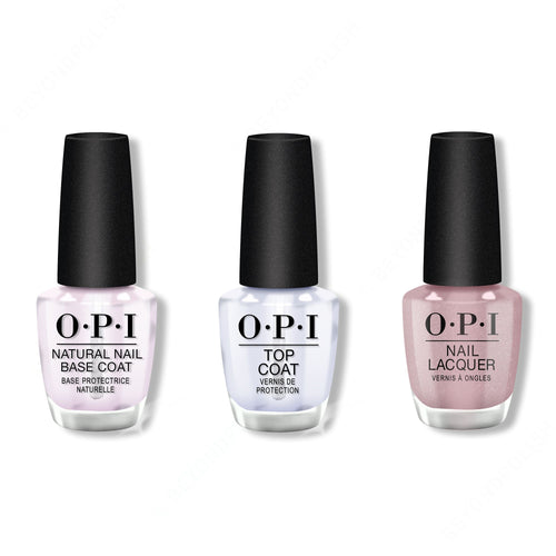 OPI - Nail Lacquer Combo - Base, Top & Quest for Quartz