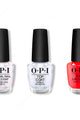 OPI - Nail Lacquer Combo - Base, Top & Red Velvet Vixen - Nail Lacquer at Beyond Polish