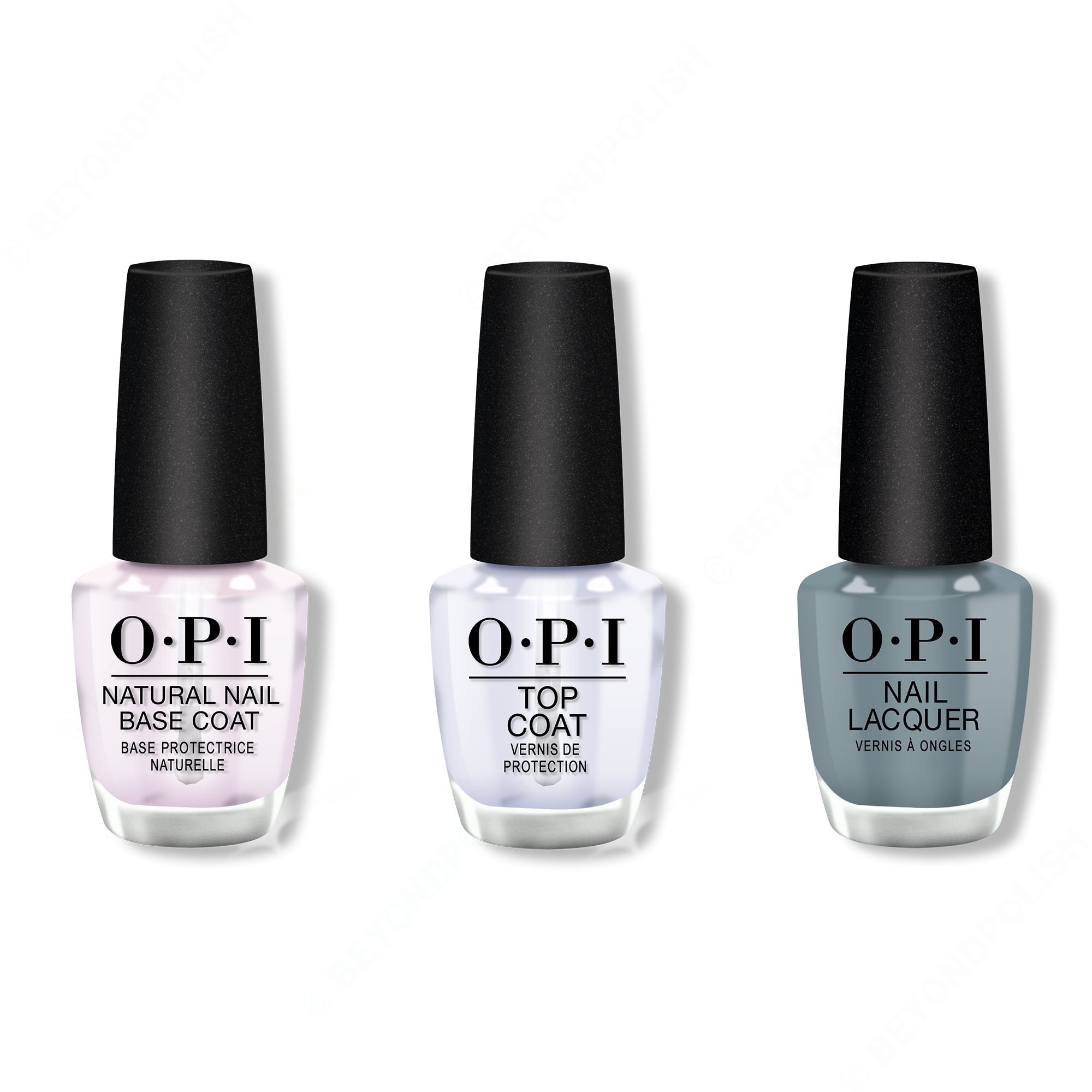 OPI - Nail Lacquer Combo - Base, Top & Ring Bare-er 0.5 oz - #NLSH6 - Nail Lacquer at Beyond Polish