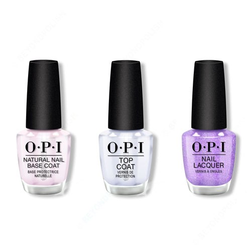 OPI - Nail Lacquer Combo - Base, Top & Shaking My Sugarplums
