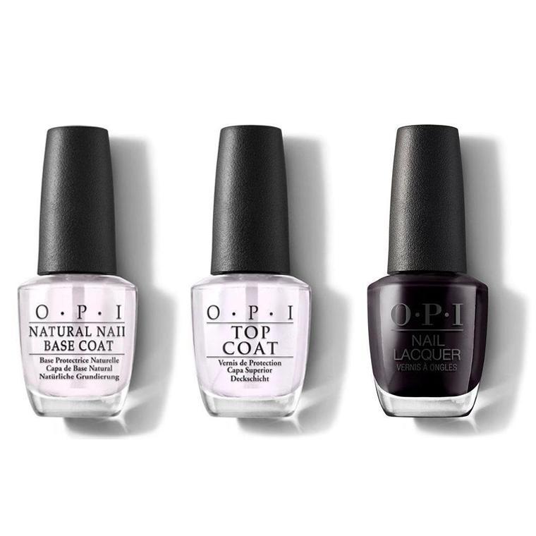 OPI - Nail Lacquer Combo - Base, Top & Shh It's Top Secret! 0.5 oz - #NLW61 - Nail Lacquer at Beyond Polish