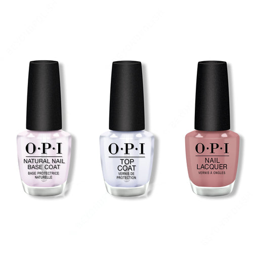 OPI - Nail Lacquer Combo - Base, Top & Somewhere Over the Rainbow Mountain 0.5 oz - #NLP37