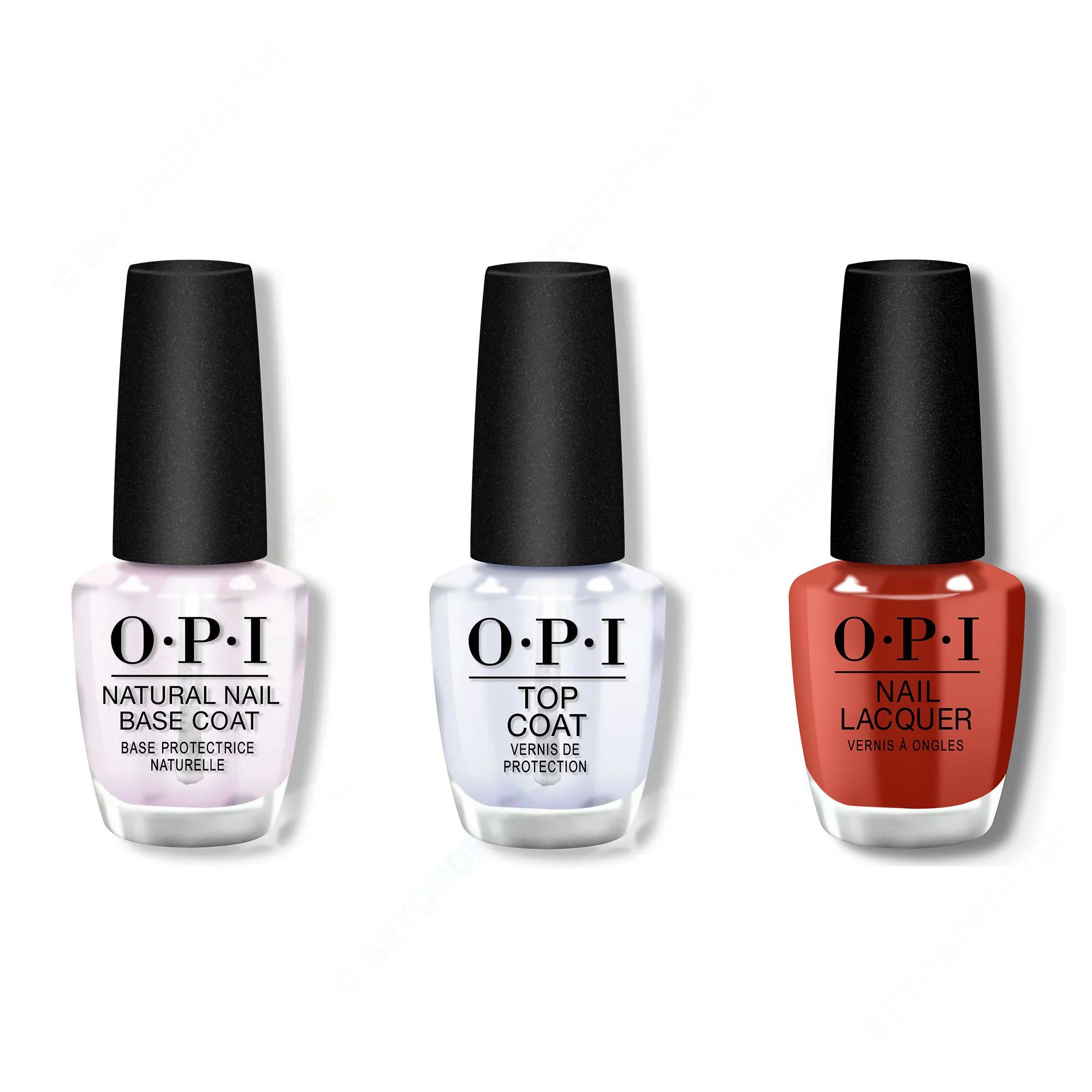 OPI - Nail Lacquer Combo - Base, Top & Star-zipan on the Tree - Nail Lacquer at Beyond Polish