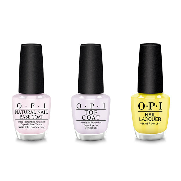 OPI - Nail Lacquer Combo - Base, Top & Stay Out All Bright - Nail Lacquer at Beyond Polish