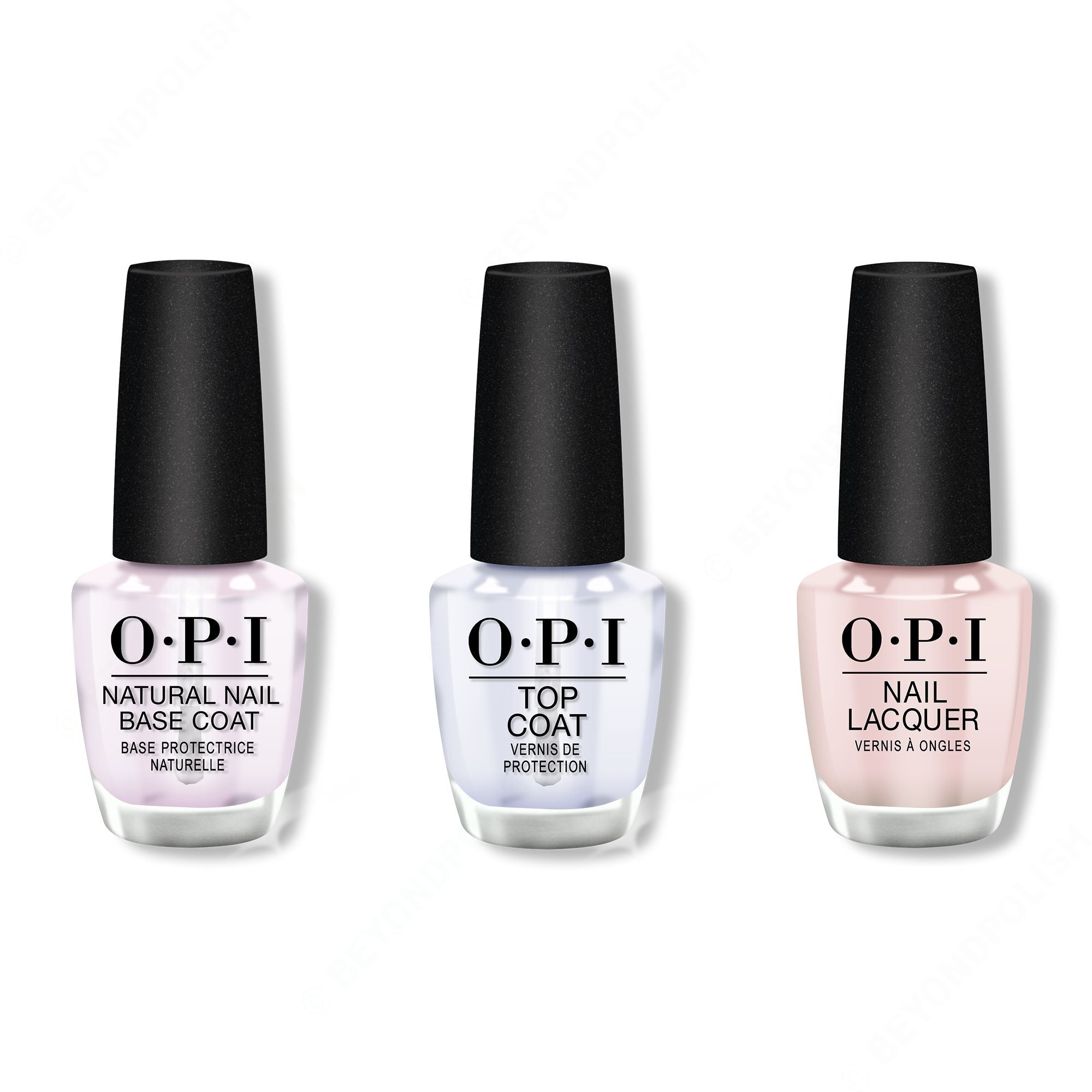 OPI - Nail Lacquer Combo - Base, Top & Stop It I'm Blushing! 0.5 oz - #NLT74 - Nail Lacquer at Beyond Polish