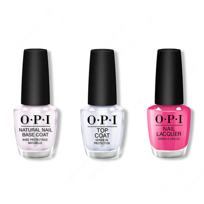 OPI - Nail Lacquer Combo - Base, Top & Strawberry Cosmo - OPIcons Spring 2026 - Nail Lacquer at Beyond Polish
