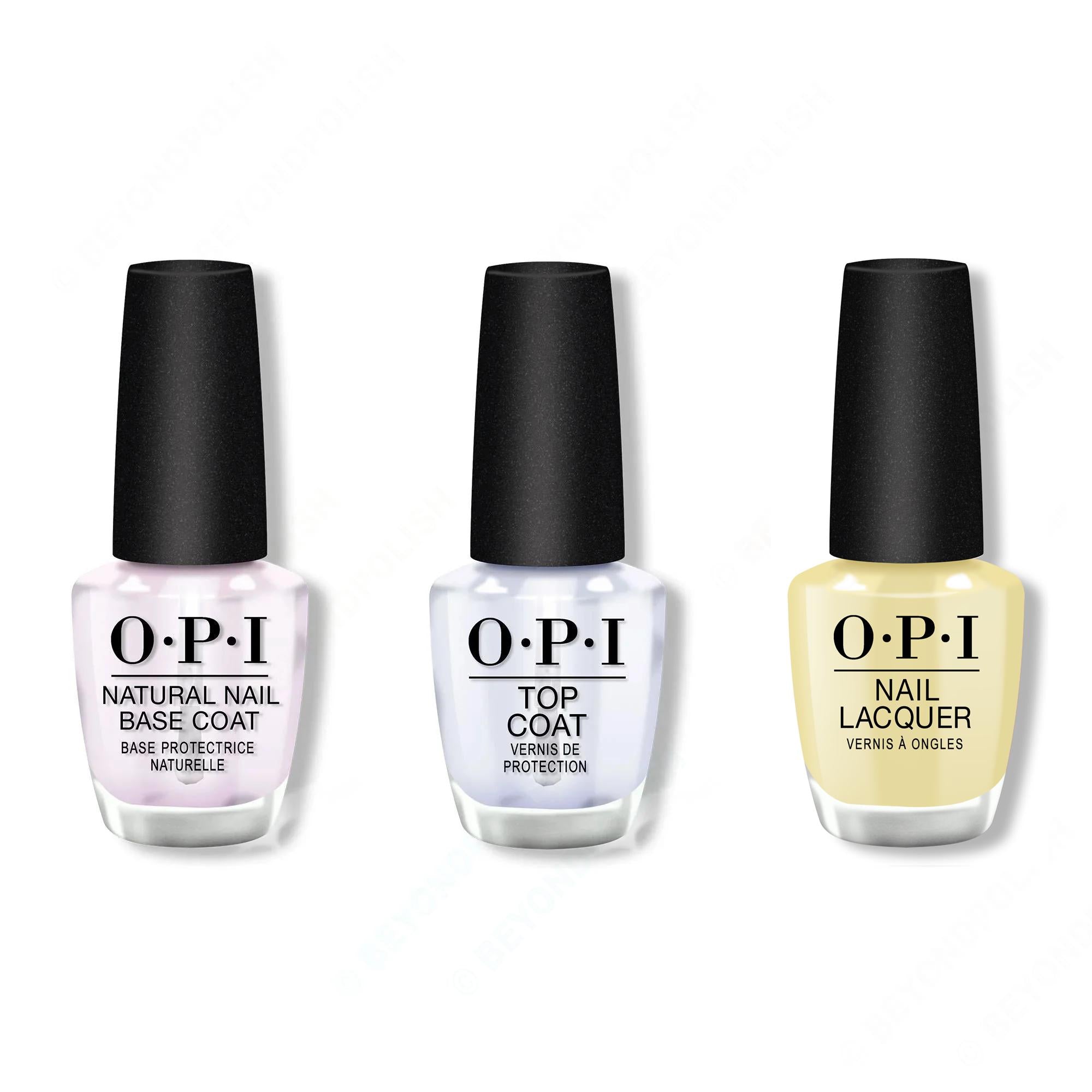 OPI - Nail Lacquer Combo - Base, Top & Sunny Bunny - OPIcons Spring 2026 - Nail Lacquer at Beyond Polish