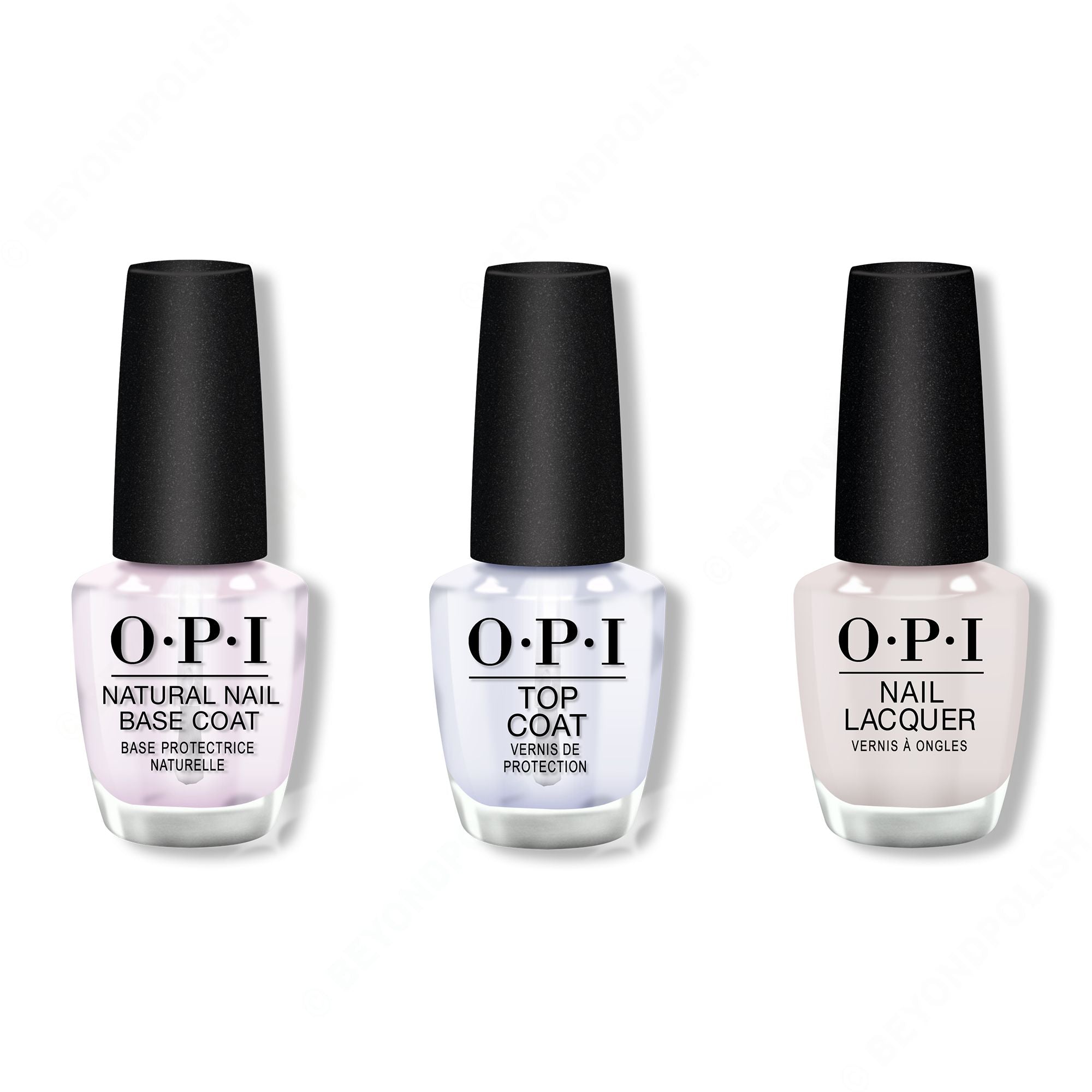 OPI - Nail Lacquer Combo - Base, Top & Suzi Chases Portu-geese 0.5 oz - #NLL26 - Nail Lacquer at Beyond Polish