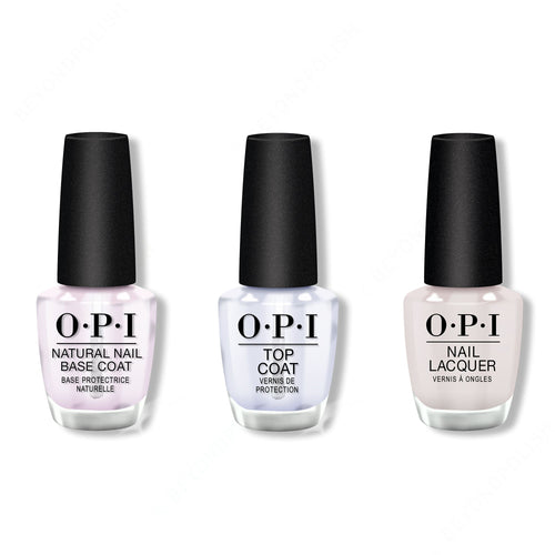OPI - Nail Lacquer Combo - Base, Top & Suzi Chases Portu-geese 0.5 oz - #NLL26