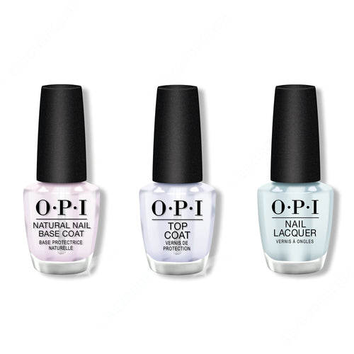 OPI - Nail Lacquer Combo - Base, Top & Suzi Without a Paddle 0.5 oz - #NLF88