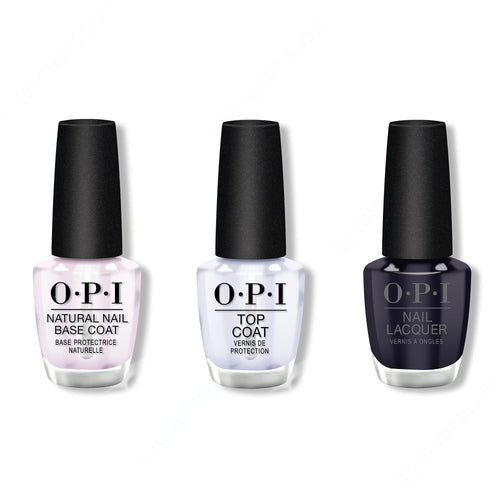 OPI - Nail Lacquer Combo - Base, Top & Suzi & the Arctic Fox 0.5 oz - #NLI56
