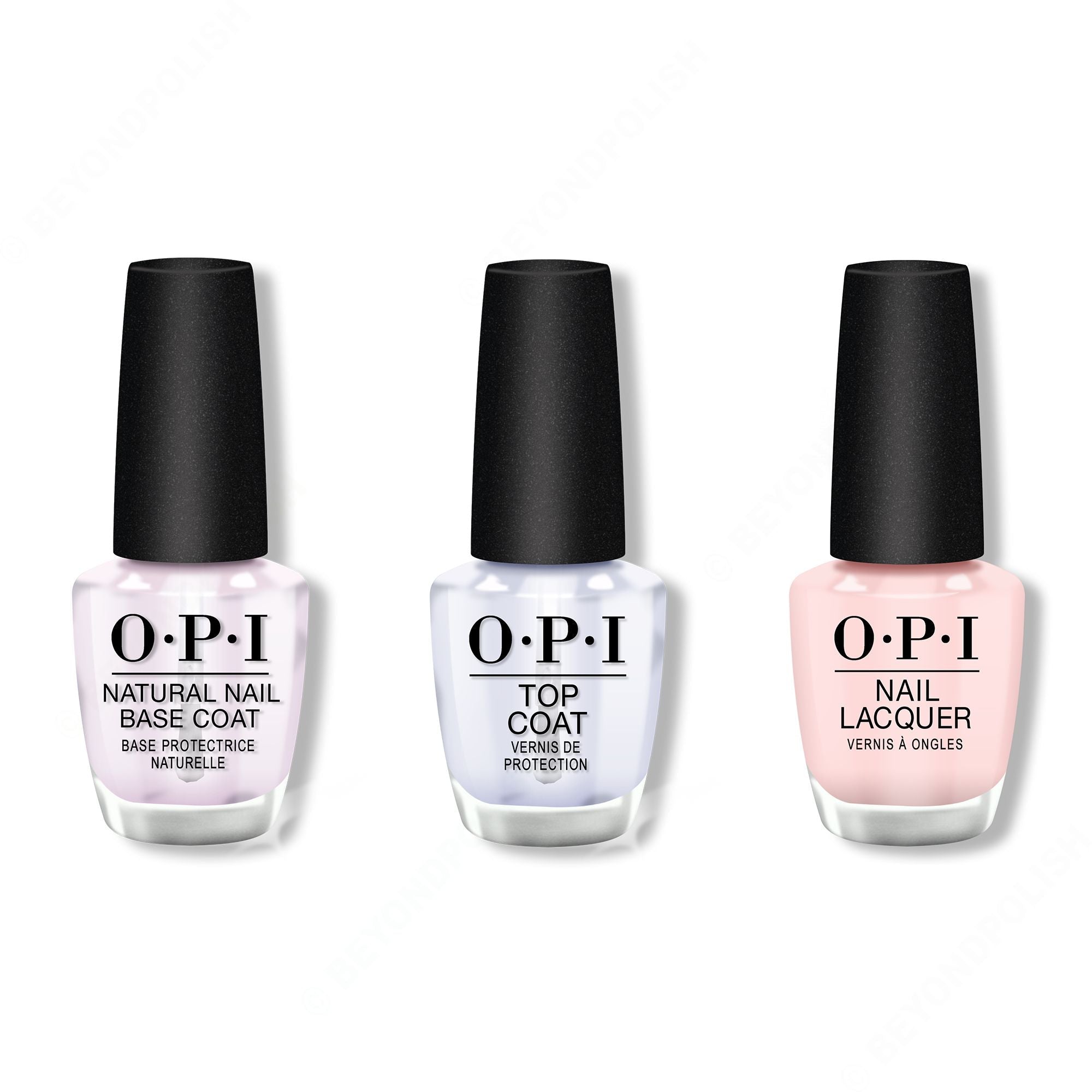 OPI - Nail Lacquer Combo - Base, Top & Sweet Heart 0.5 oz - #NLS96 - Nail Lacquer at Beyond Polish