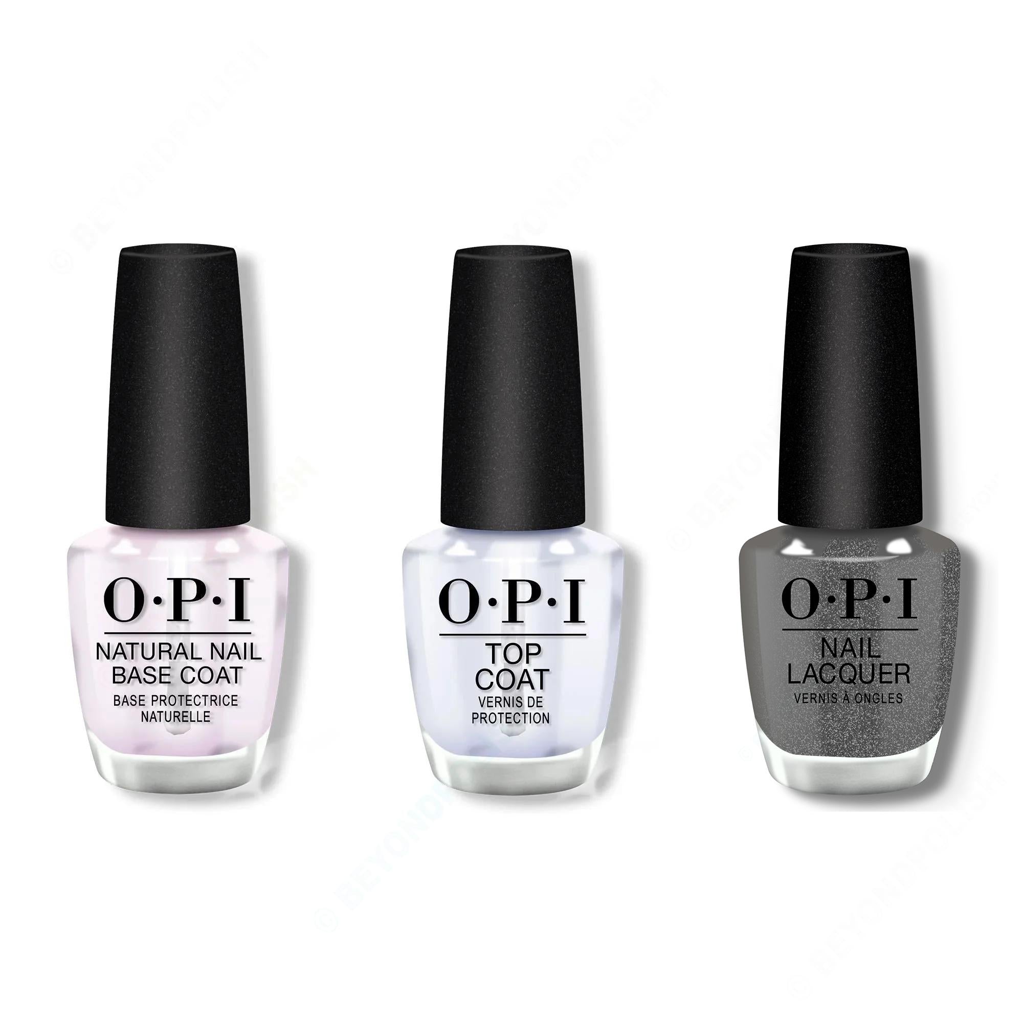OPI - Nail Lacquer Combo - Base, Top & Tempted to Lick-orice - Nail Lacquer at Beyond Polish