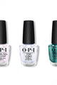 OPI - Nail Lacquer Combo - Base, Top & This Color's Making Waves 0.5 oz - #NLH74 - Nail Lacquer at Beyond Polish
