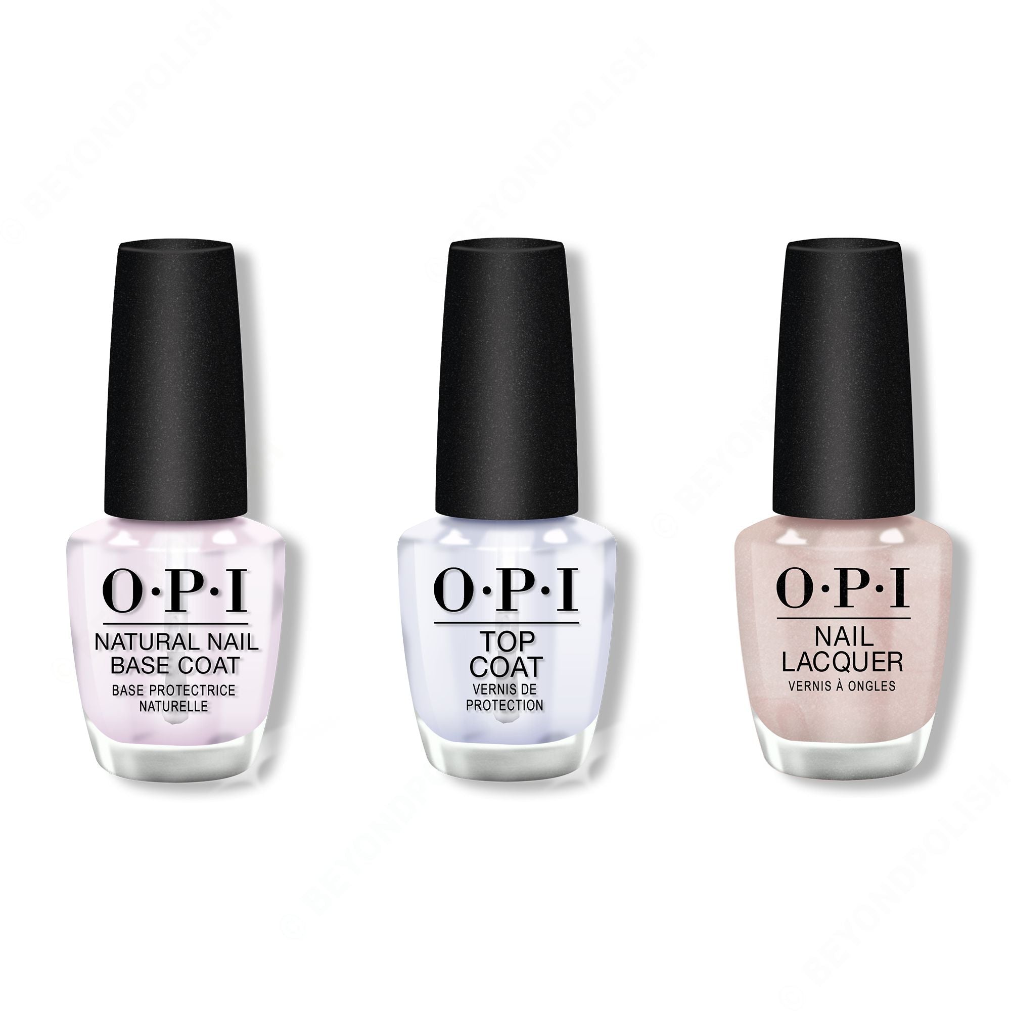 OPI - Nail Lacquer Combo - Base, Top & Throw Me a Kiss 0.5 oz - #NLSH2 - Nail Lacquer at Beyond Polish