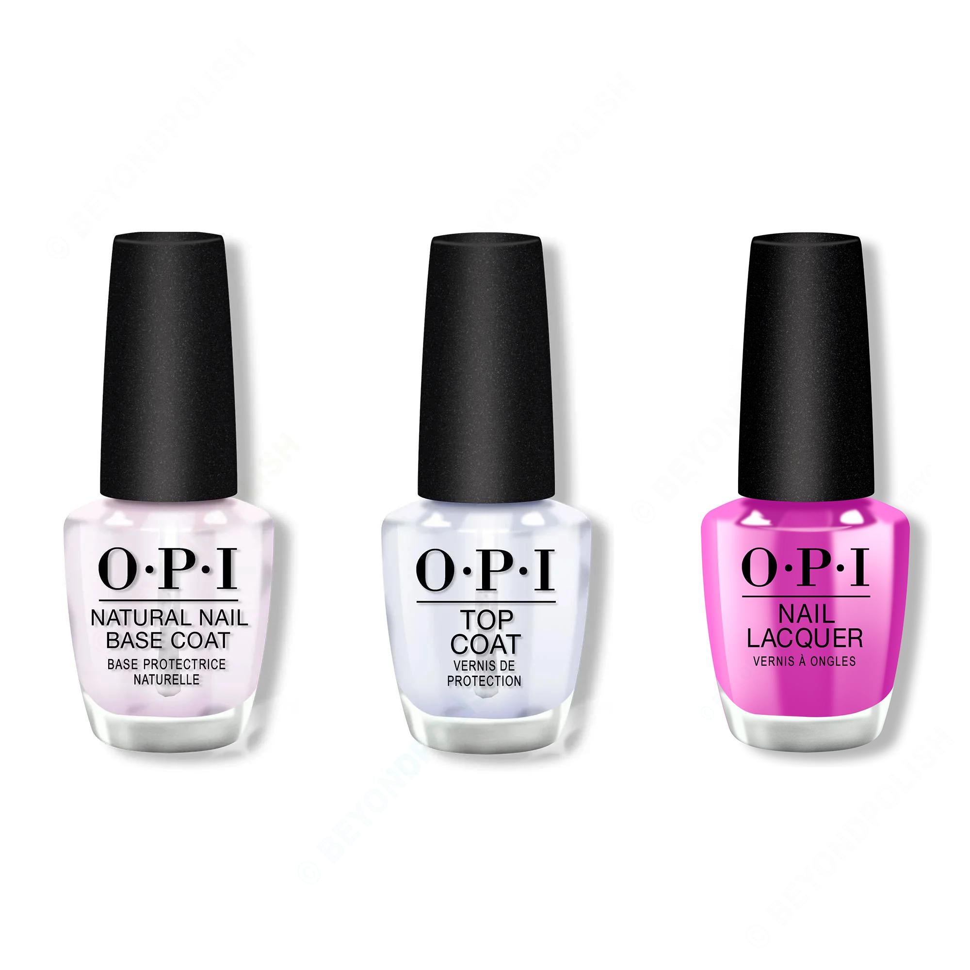 OPI - Nail Lacquer Combo - Base, Top & Ultra Violet Daze - Nail Lacquer at Beyond Polish