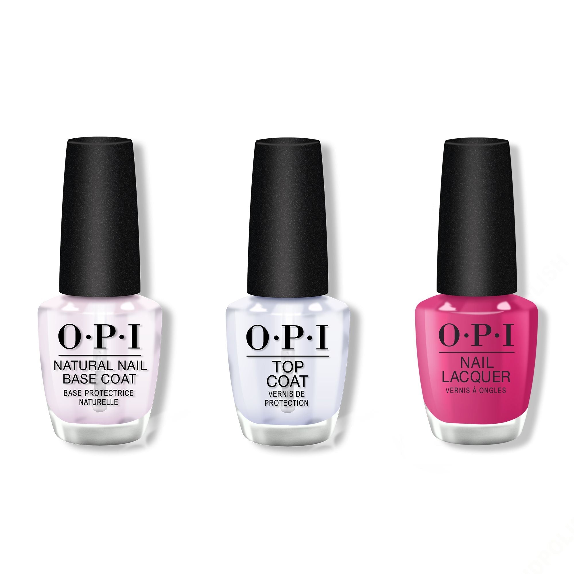 OPI - Nail Lacquer Combo - Base, Top & Without a Pout - Nail Lacquer at Beyond Polish