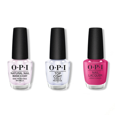 OPI - Nail Lacquer Combo - Base, Top & Without a Pout - Nail Lacquer at Beyond Polish