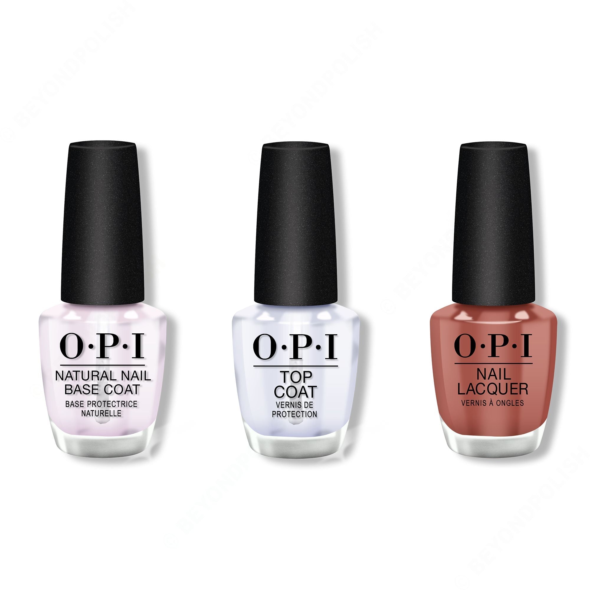 OPI - Nail Lacquer Combo - Base, Top & Yank My Doodle 0.5 oz - #NLW58 - Nail Lacquer at Beyond Polish